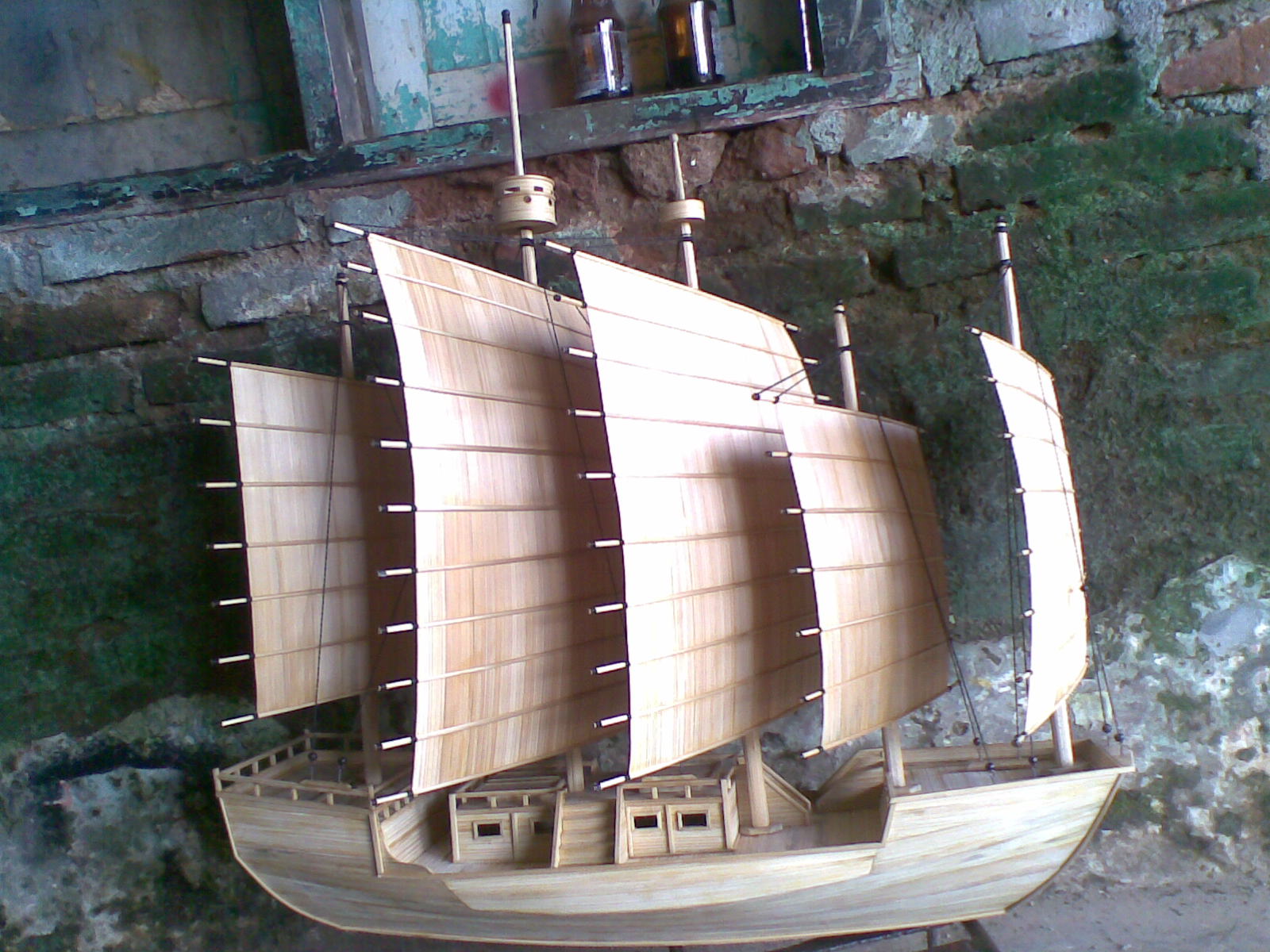 Cara Membuat  Kerajinan  Miniatur Rumah  Dari  Bambu 